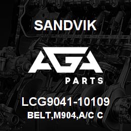 LCG9041-10109 Sandvik BELT,M904,A/C C | AGA Parts