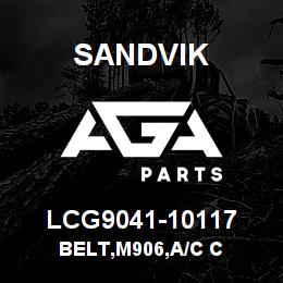 LCG9041-10117 Sandvik BELT,M906,A/C C | AGA Parts