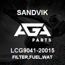 LCG9041-20015 Sandvik FILTER,FUEL,WAT | AGA Parts