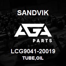 LCG9041-20019 Sandvik TUBE,OIL | AGA Parts