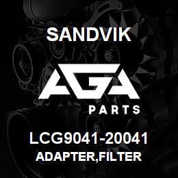 LCG9041-20041 Sandvik ADAPTER,FILTER | AGA Parts