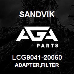LCG9041-20060 Sandvik ADAPTER,FILTER | AGA Parts