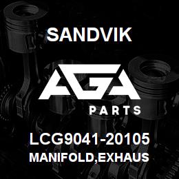 LCG9041-20105 Sandvik MANIFOLD,EXHAUS | AGA Parts