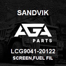 LCG9041-20122 Sandvik SCREEN,FUEL FIL | AGA Parts