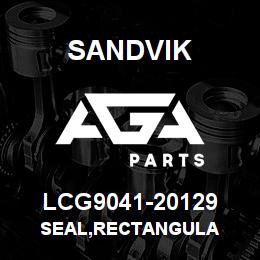LCG9041-20129 Sandvik SEAL,RECTANGULA | AGA Parts