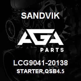 LCG9041-20138 Sandvik STARTER,QSB4.5 | AGA Parts