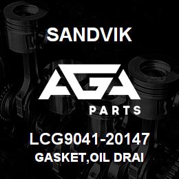 LCG9041-20147 Sandvik GASKET,OIL DRAI | AGA Parts