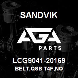 LCG9041-20169 Sandvik BELT,QSB T4F,NO | AGA Parts