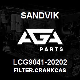 LCG9041-20202 Sandvik FILTER,CRANKCAS | AGA Parts