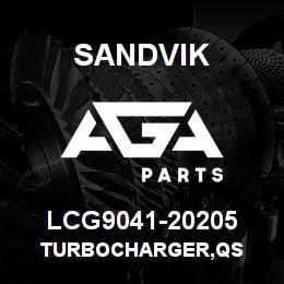 LCG9041-20205 Sandvik TURBOCHARGER,QS | AGA Parts