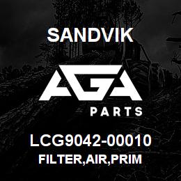 LCG9042-00010 Sandvik FILTER,AIR,PRIM | AGA Parts
