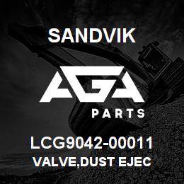 LCG9042-00011 Sandvik VALVE,DUST EJEC | AGA Parts