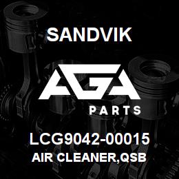 LCG9042-00015 Sandvik AIR CLEANER,QSB | AGA Parts