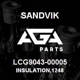 LCG9043-00005 Sandvik INSULATION,1248 | AGA Parts
