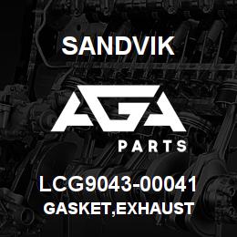 LCG9043-00041 Sandvik GASKET,EXHAUST | AGA Parts