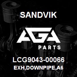 LCG9043-00066 Sandvik EXH,DOWNPIPE,A6 | AGA Parts