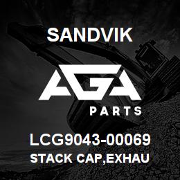 LCG9043-00069 Sandvik STACK CAP,EXHAU | AGA Parts