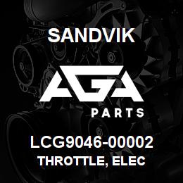 LCG9046-00002 Sandvik THROTTLE, ELEC | AGA Parts