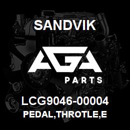 LCG9046-00004 Sandvik PEDAL,THROTLE,E | AGA Parts