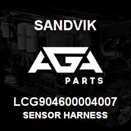 LCG904600004007 Sandvik SENSOR HARNESS | AGA Parts