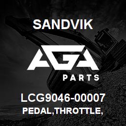 LCG9046-00007 Sandvik PEDAL,THROTTLE, | AGA Parts