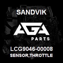 LCG9046-00008 Sandvik SENSOR,THROTTLE | AGA Parts