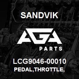 LCG9046-00010 Sandvik PEDAL,THROTTLE, | AGA Parts