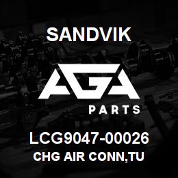 LCG9047-00026 Sandvik CHG AIR CONN,TU | AGA Parts