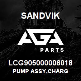 LCG905000006018 Sandvik PUMP ASSY,CHARG | AGA Parts