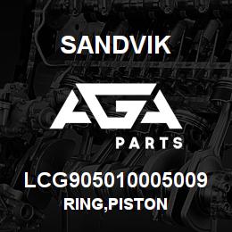 LCG905010005009 Sandvik RING,PISTON | AGA Parts