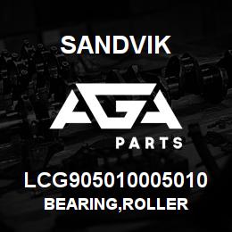 LCG905010005010 Sandvik BEARING,ROLLER | AGA Parts