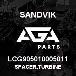 LCG905010005011 Sandvik SPACER,TURBINE | AGA Parts