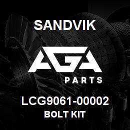 LCG9061-00002 Sandvik BOLT KIT | AGA Parts