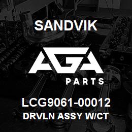 LCG9061-00012 Sandvik DRVLN ASSY W/CT | AGA Parts