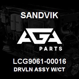 LCG9061-00016 Sandvik DRVLN ASSY W/CT | AGA Parts