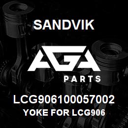 LCG906100057002 Sandvik YOKE FOR LCG906 | AGA Parts
