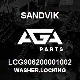 LCG906200001002 Sandvik WASHER,LOCKING | AGA Parts