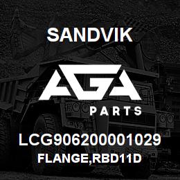 LCG906200001029 Sandvik FLANGE,RBD11D | AGA Parts