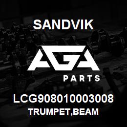 LCG908010003008 Sandvik TRUMPET,BEAM | AGA Parts