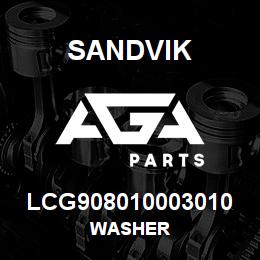 LCG908010003010 Sandvik WASHER | AGA Parts