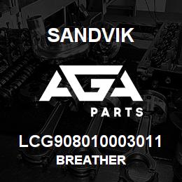 LCG908010003011 Sandvik BREATHER | AGA Parts