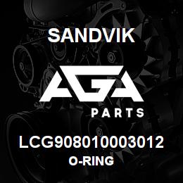 LCG908010003012 Sandvik O-RING | AGA Parts