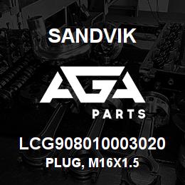 LCG908010003020 Sandvik PLUG, M16X1.5 | AGA Parts
