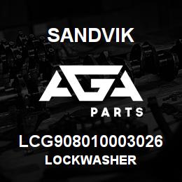 LCG908010003026 Sandvik LOCKWASHER | AGA Parts