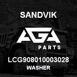 LCG908010003028 Sandvik WASHER | AGA Parts