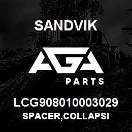 LCG908010003029 Sandvik SPACER,COLLAPSI | AGA Parts