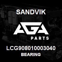 LCG908010003040 Sandvik BEARING | AGA Parts