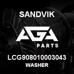 LCG908010003043 Sandvik WASHER | AGA Parts