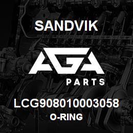 LCG908010003058 Sandvik O-RING | AGA Parts