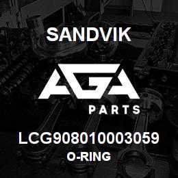 LCG908010003059 Sandvik O-RING | AGA Parts